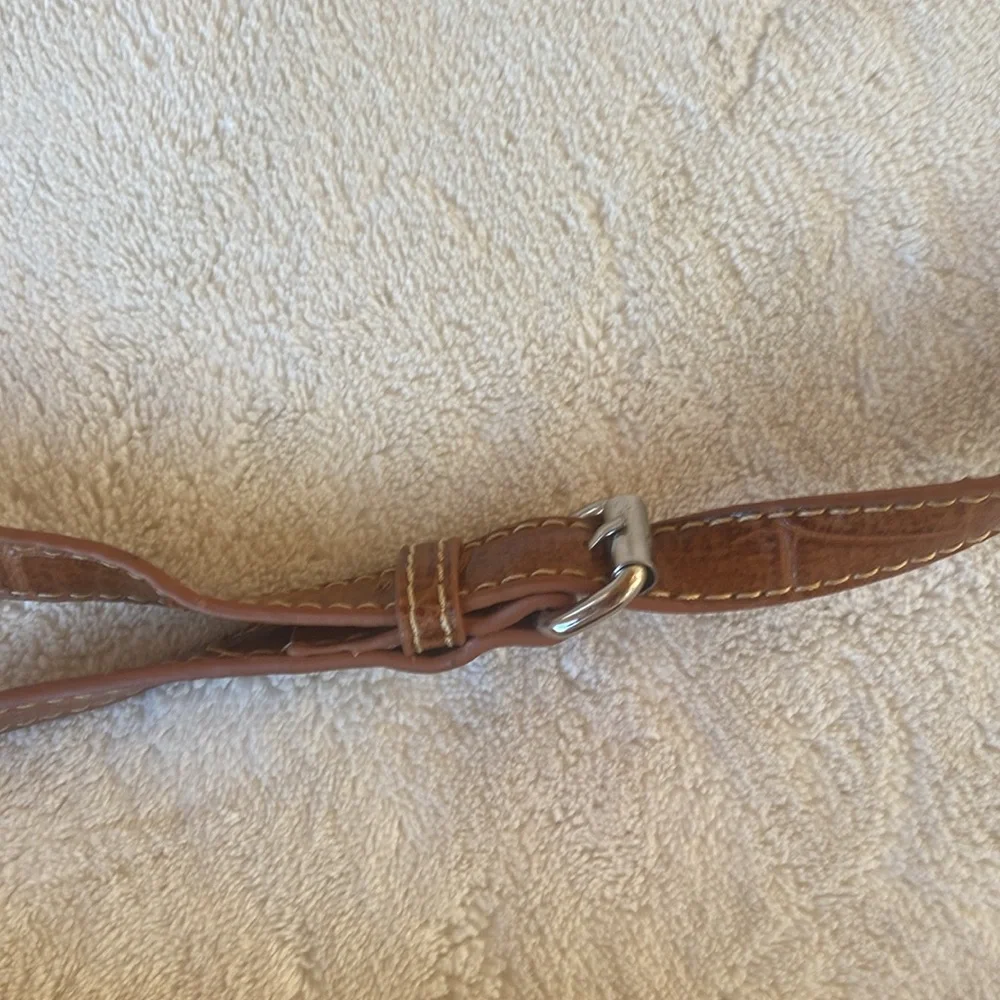 Nine West Purse NWT Cognac Can’t Stop Shopper crossbody shoulder bag - Picture 12 of 12